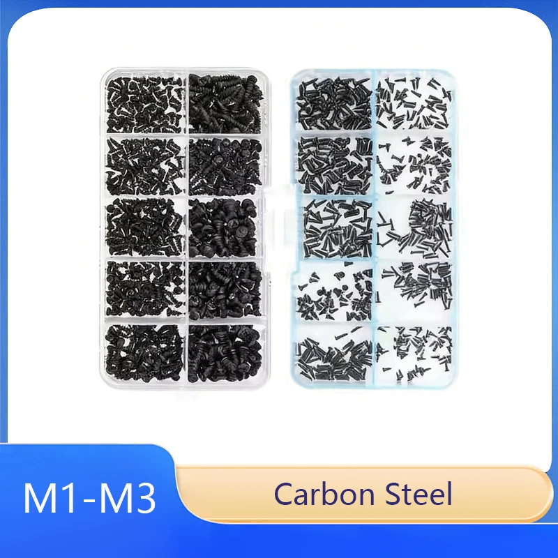 

Carbon Steel Nickel Plated Self-Tapping Screw Assortment M1-M3 For Durable Stable Fastening of Electronic Components