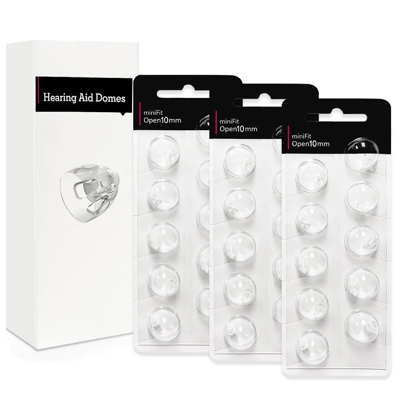 Hearing Aid Domes for Oticon Minifit, Oticon Ear Caps Replacements Parts Accessories Domes forHearing Aid Supplies Cleaning Kits