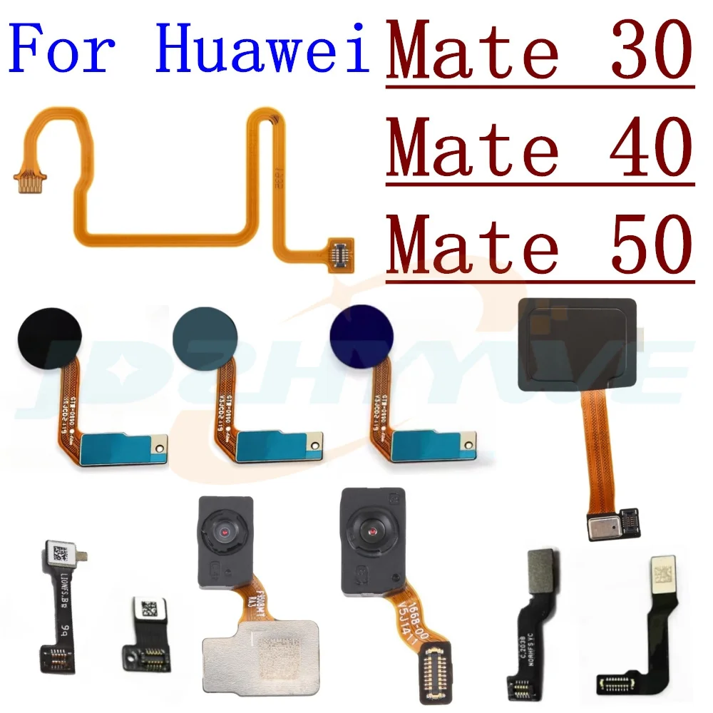 Original Fingerprint Sensor Scanner For Huawei Mate 30 Pro Lite 40 Pro 50E 50 Pro Touch ID Connect Home Button Extension Flex