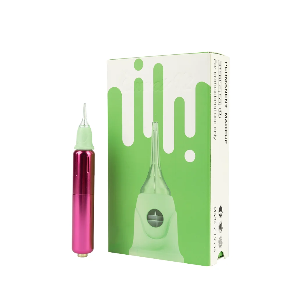 

POPU SMP PMU Permanent Makeup Machine Pen with POPU Omini Silicone Cartridge Tattoo Needles Kits Eyeline Eyebrows Lips