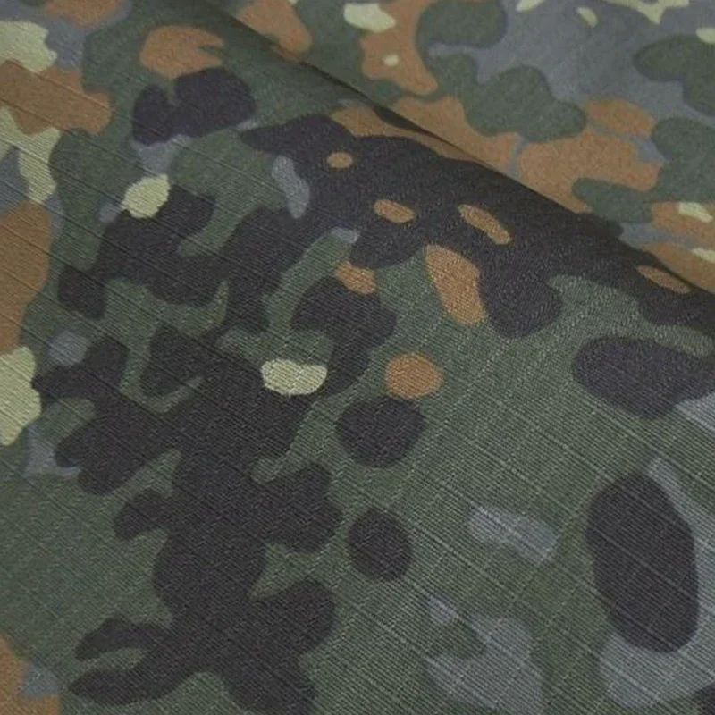 

Немецкая камуфляжная ткань Flecktarn, ширина 1,5, армейская камуфляжная ткань в джунглях, ткань TC, хлопок, полевая подготовка, охотничьи болельщики, материал «сделай сам», TMC