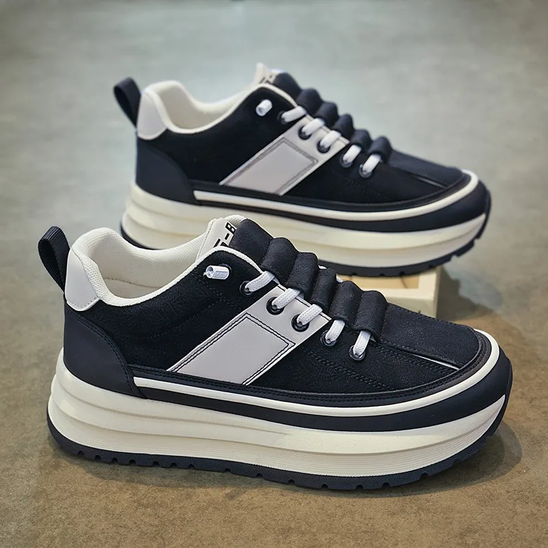 

Повседневные кроссовки-лоферы Мужские кроссовки Мужские кроссовки Мужская обувь на толстой подошве Спорт и отдых Мягкие и удобные Нескользящие