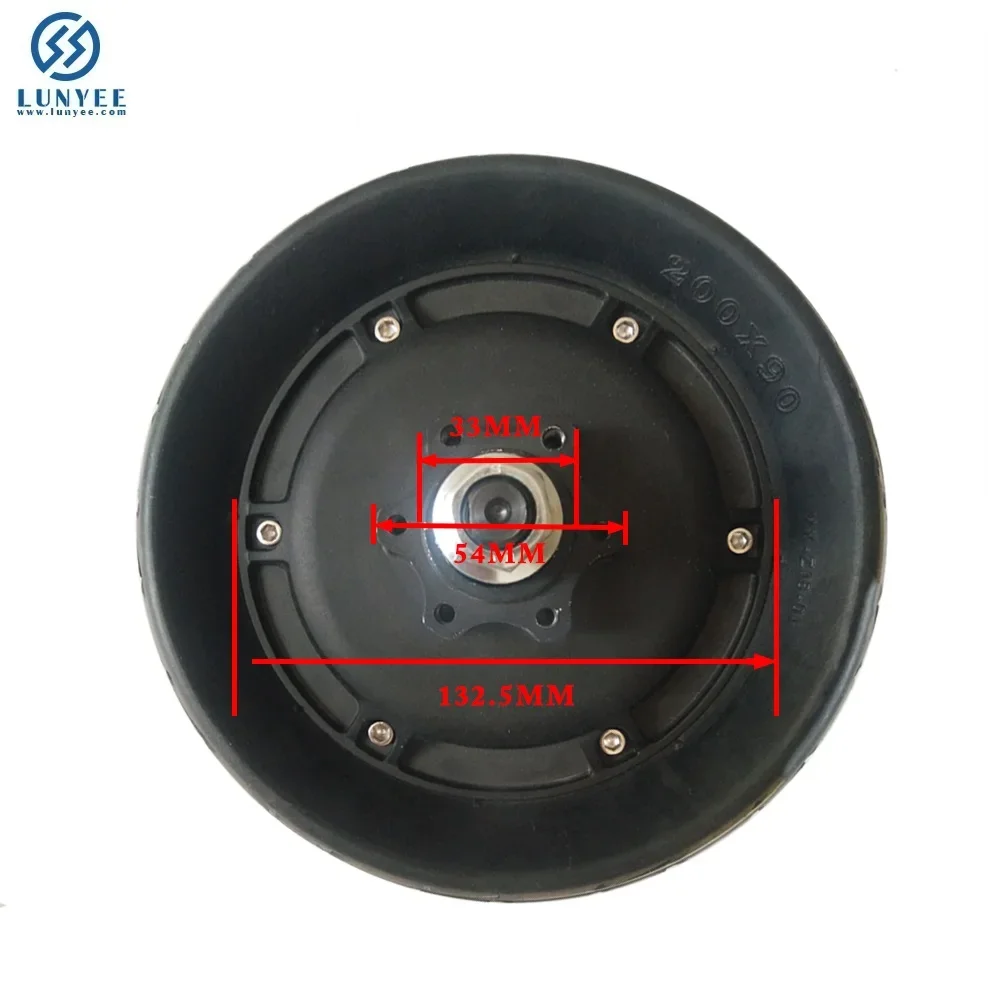 BLDC 8 Inch Hub Motor 48V 1000W fa t Tire Electric Motor Kit for Scooter with Controller Disc Brake