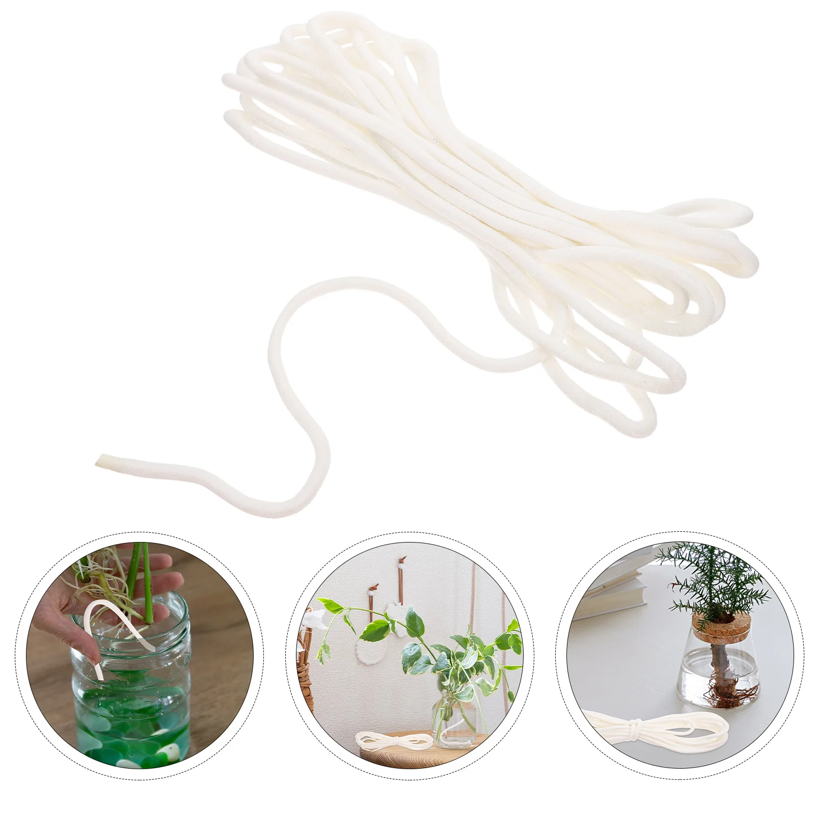 

Automatic Watering Cotton Rope Planting Supplies Wicking Cord Hydroponic Thread Planter for Plants Strips Hydroponics