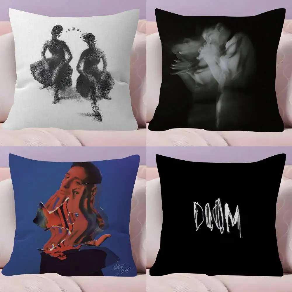 Singer N-Nayt Album Kissenbezug, Geschenk-Kissenbezug für Schlafzimmer, Zuhause, Sofa, Stuhl, Sitzdekoration, Kissenbezug