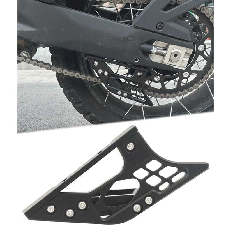 

For CFMOTO 450MT MT450 Motorcycle Chain Swingarm Guide Slider Roller Guard Chain Protect Cover Accessories