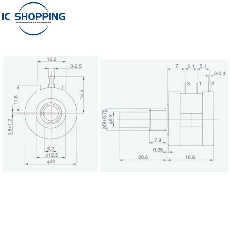 Precision Multi-turn Adjustable Potentiometer Resistance 3590S-2-102L 103L 101L 201L 202L 203L 501L 503L 104L 100R 1K 10K 2K Ohm