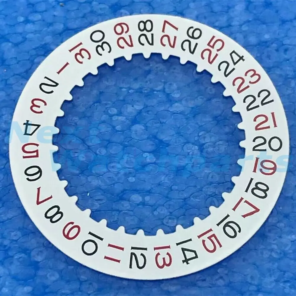 Generic Replacement Red Odd Numbers Date Disk Date Wheel for RLX 3135 Movement