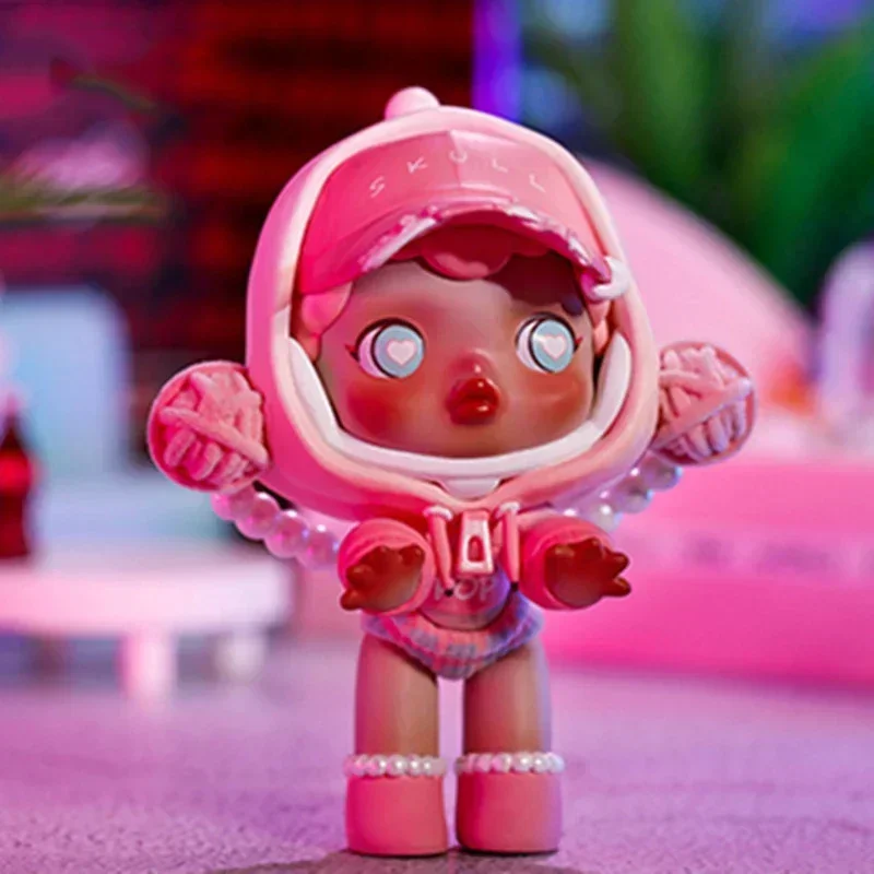 POP MART 스컬판다 팬더 크레이즈 시리즈 정품 미스터리 박스 블라인드 박스 게스 백 장난감 인형 귀여운 데스크탑 장식품 컬렉션 선물