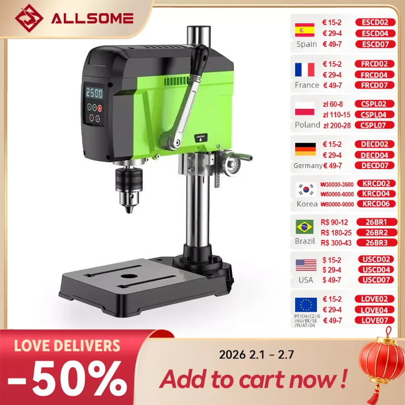 ALLSOME 400W Brushless Benchtop Drill Press Drilling Machine 1.5–13mm BG-516809: A Deep Dive into Performance, Value, and Real-World Use