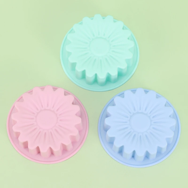 창의적인 DIY 설탕 공예 케이크 식물 폴더 실리콘 금형, 퐁당 금형, 수제 비누 몰드 케이크 장식 도구, 주방 도구