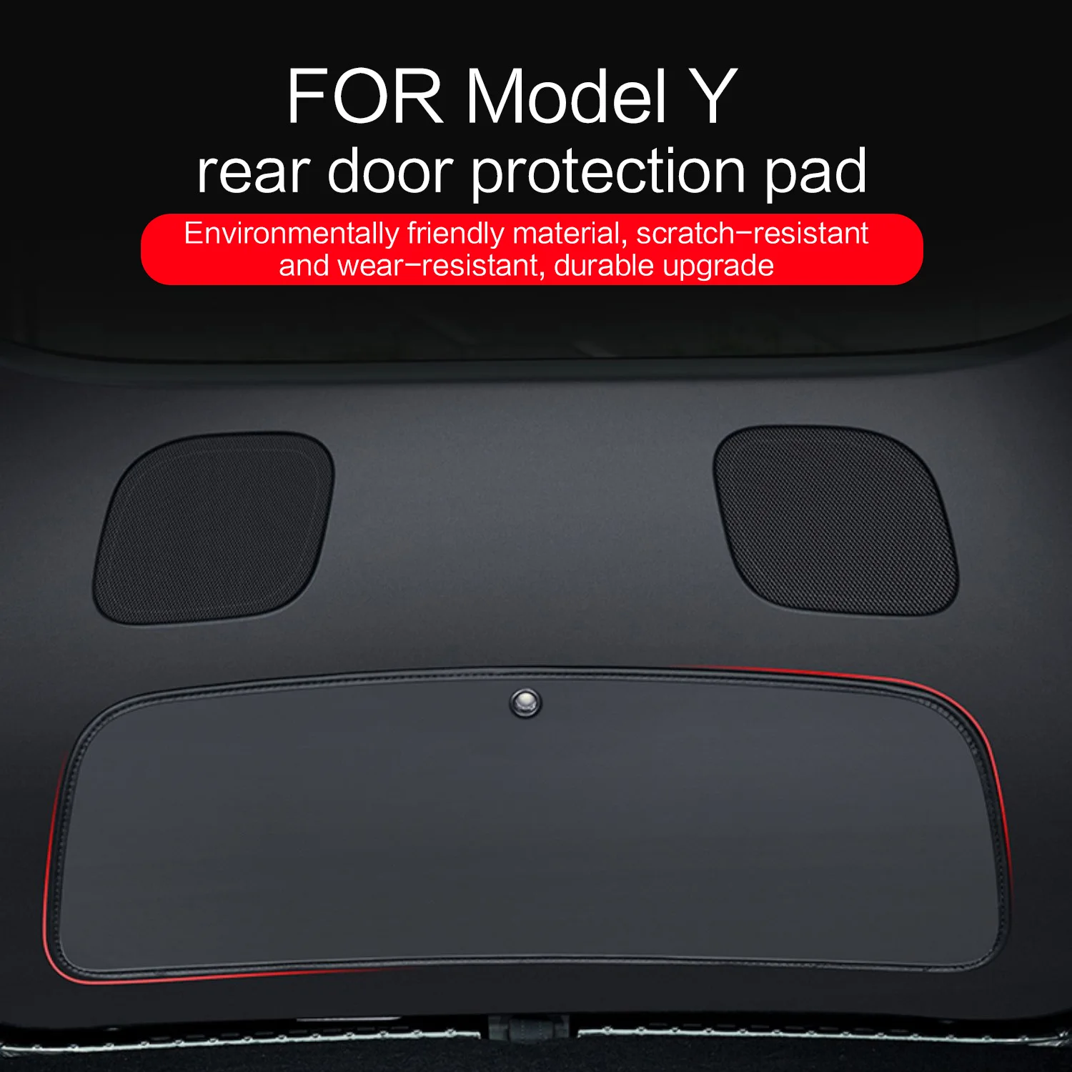 

For Tesla Model Y 2020 2021 2022 Car Rear Trunk Mat Rear Guard Strip Anti Kick Scratch Protection Trunk Door Film Protective Pad