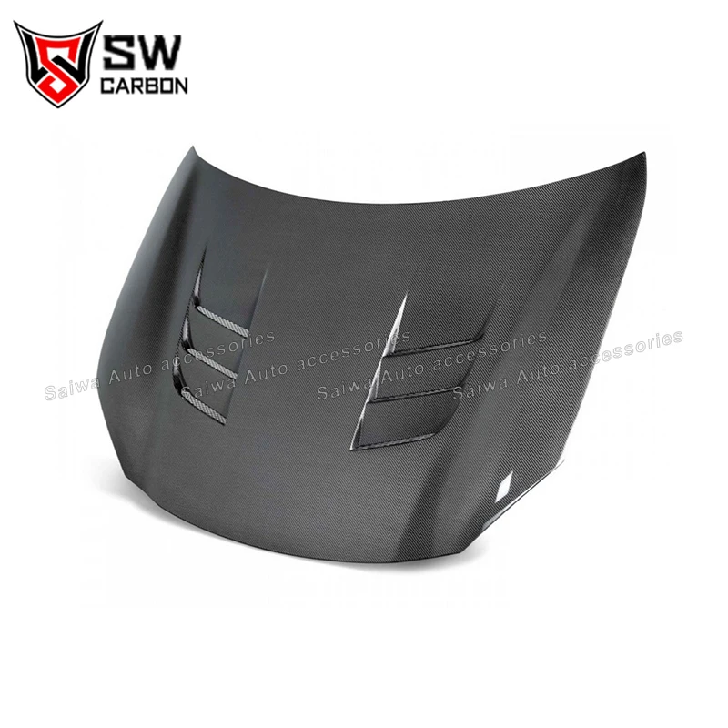 For Toyota GR86 Subaru BRZ 2021+ TS Style Carbon Fiber Front Hood Front Bumper Hood Bonnet Engine Cover Car Parts Bodykit
