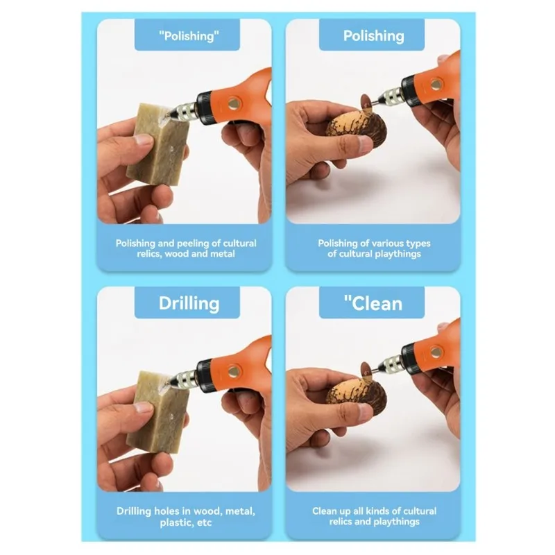 

ABRE-ручная шлифовальная ручка, набор вращающихся инструментов, электрический шлифовальный станок для DIY, детальная деревообработка, резьба, изготовление моделей