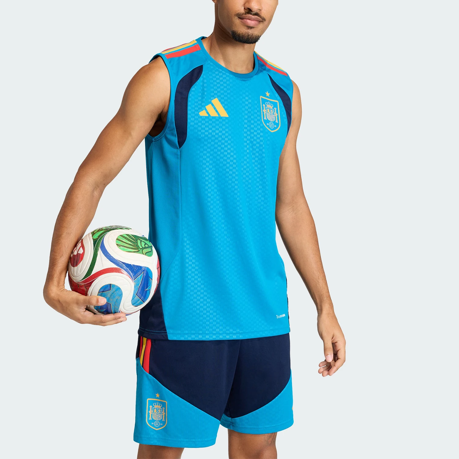 Adidas genuine comfortable men's breathable casual sports vest T-shirt KA8191
