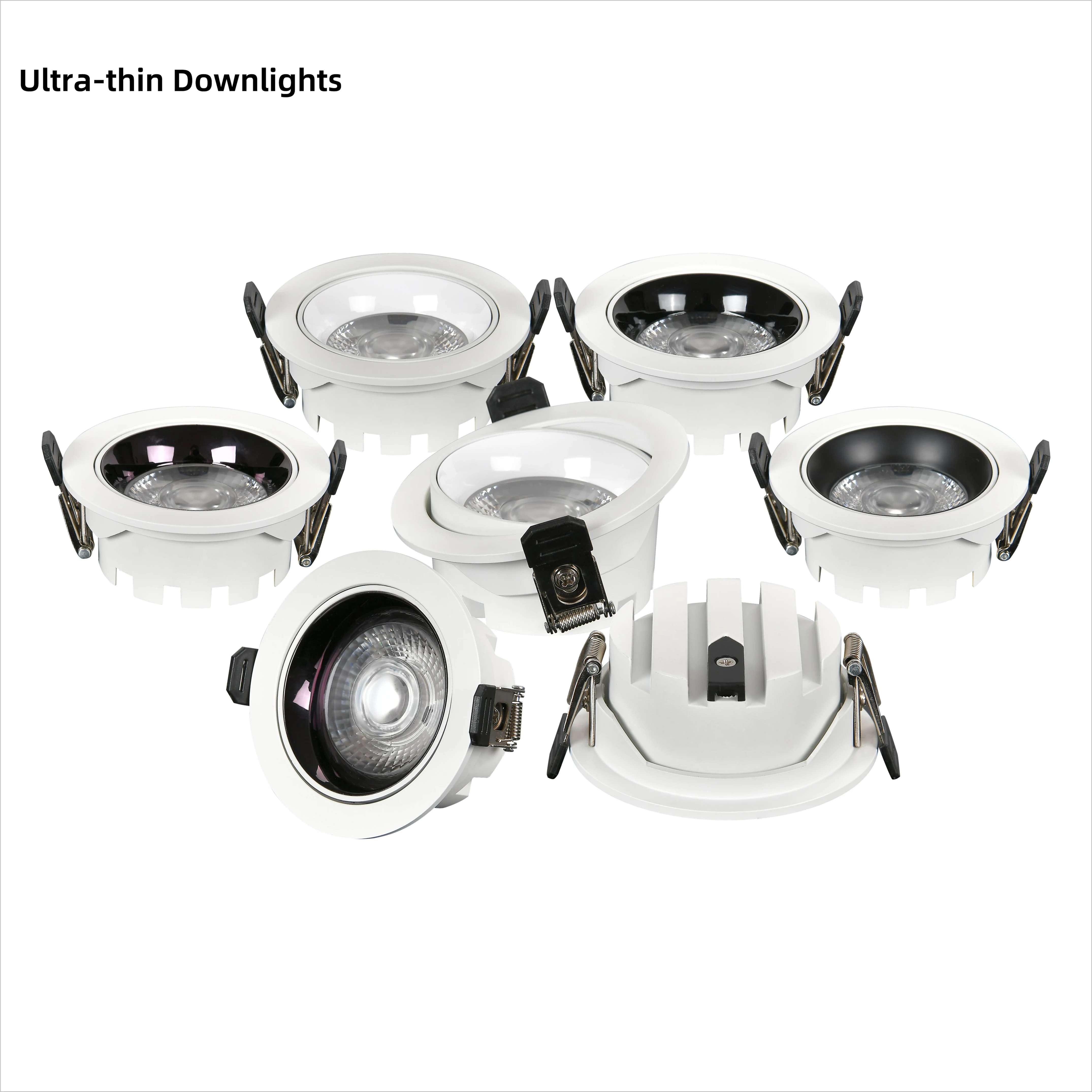 Ultra Slim Durlable LED Lighting Round Recessed  Spotlight Downlight for Living Room Kitchen Bedroom