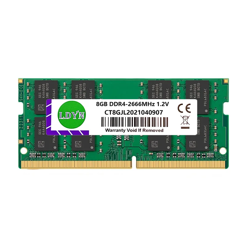 DDR3/DDR4 4GB 8GB 16GB SODIMM Laptop RAM 1333-3200MHz