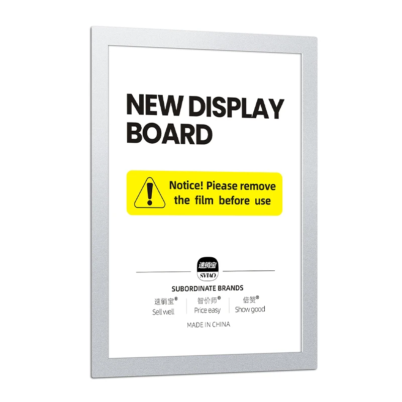 Wholesale Plastic Hang Up Poster Advertising Display Board Frames Pricing Paper Card Insert Vertical