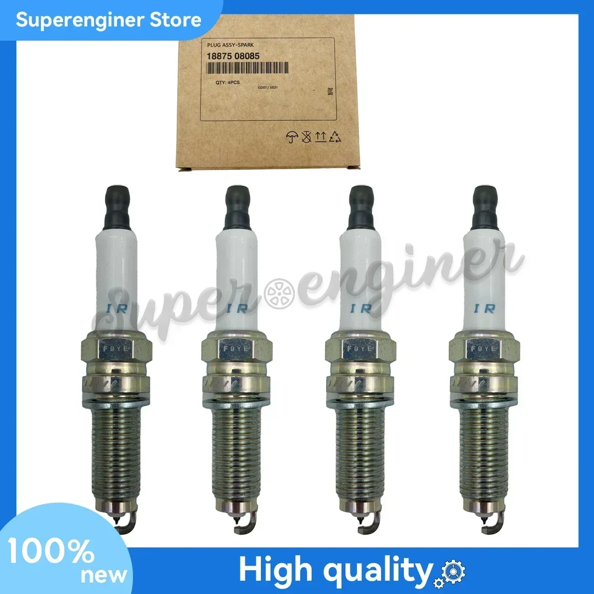 

4 Pcs SPARK PLUG ASSY 18875-08085 for HYUNDAI AVANTE KIA K5 20 1887508085