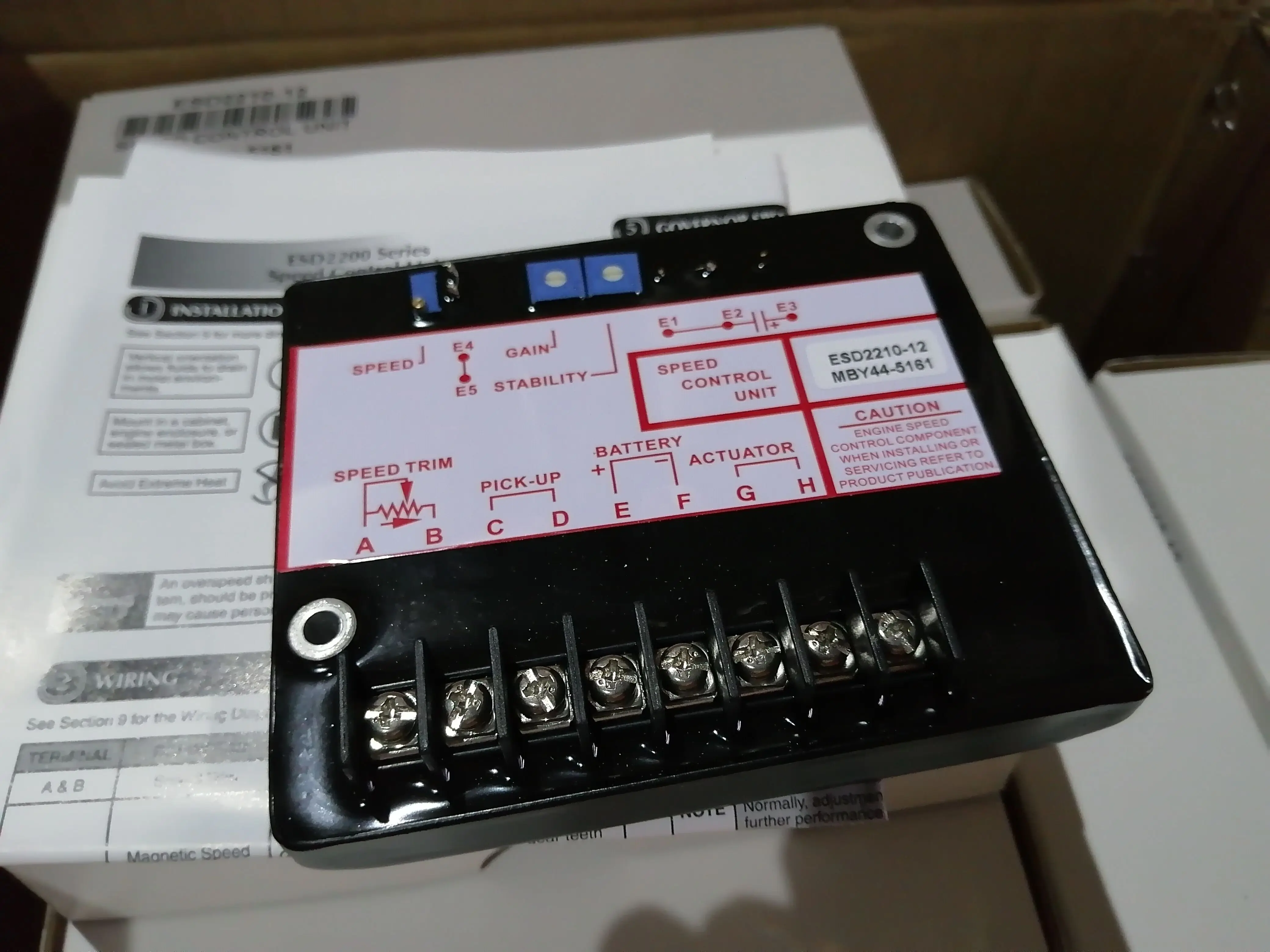 ESD2210 12V/24V Speed ​​Controller Board, Diesel Generator Set Accessories, Electronic Speed ​​Governor, Speed ​​Controller