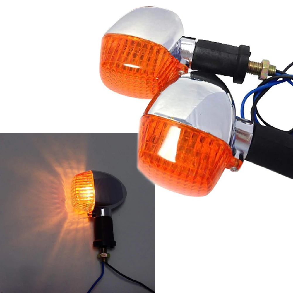 

For KAWASAKI BJ250 W400 W650 W800 Indicator Light Amber Blinker Bulb Motorcycle Flasher Blub Turn Signals Light White