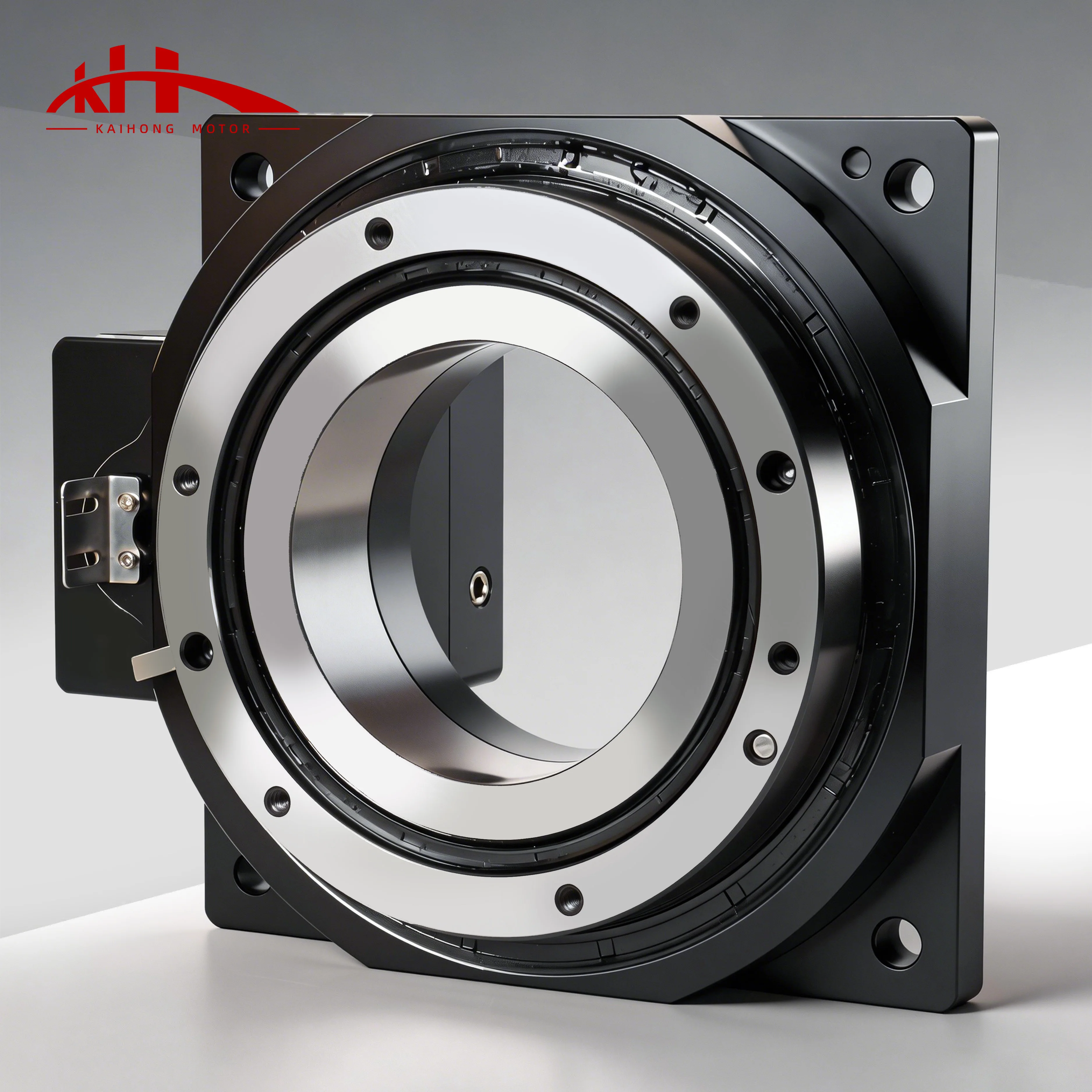DK130 Planetary Hollow Rotary Platform 10:1 Ratio DK130-10-400T2 78Nm Torque 0.5arcmin Precision Servo Motor