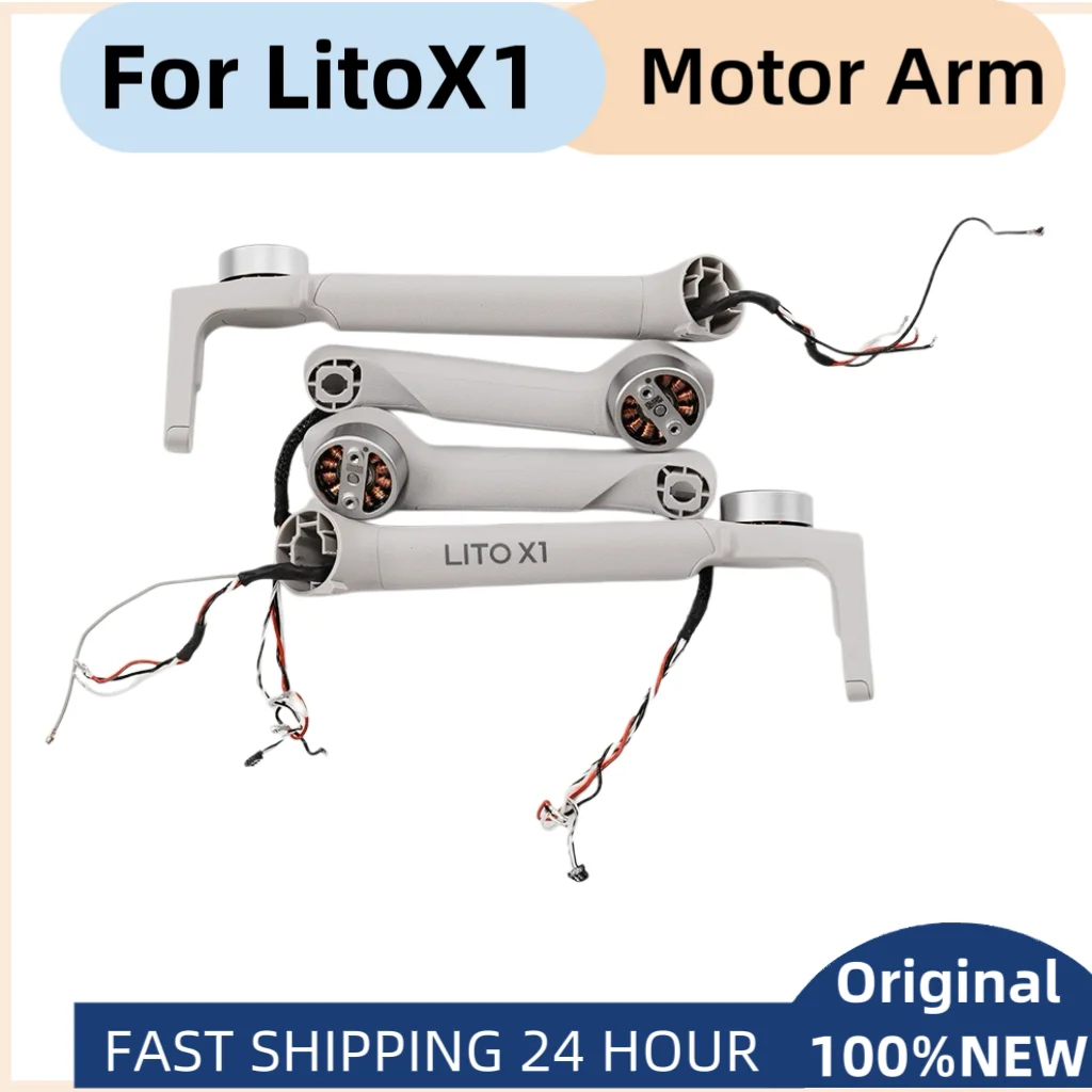 Original Motor Arm For DJI Lito X1 Drone Front/Rear Left/Right Motor Arm For Lito X1 Arms with Engine Repair Parts 100% New