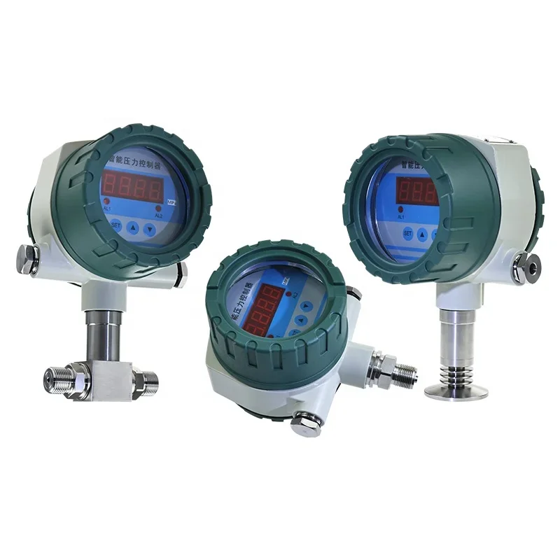 4-20ma Output Alarm Pressure Controller Explosion Proof Intelligent Pressure Transmitter Pressure Switch Led Display 2 Relay