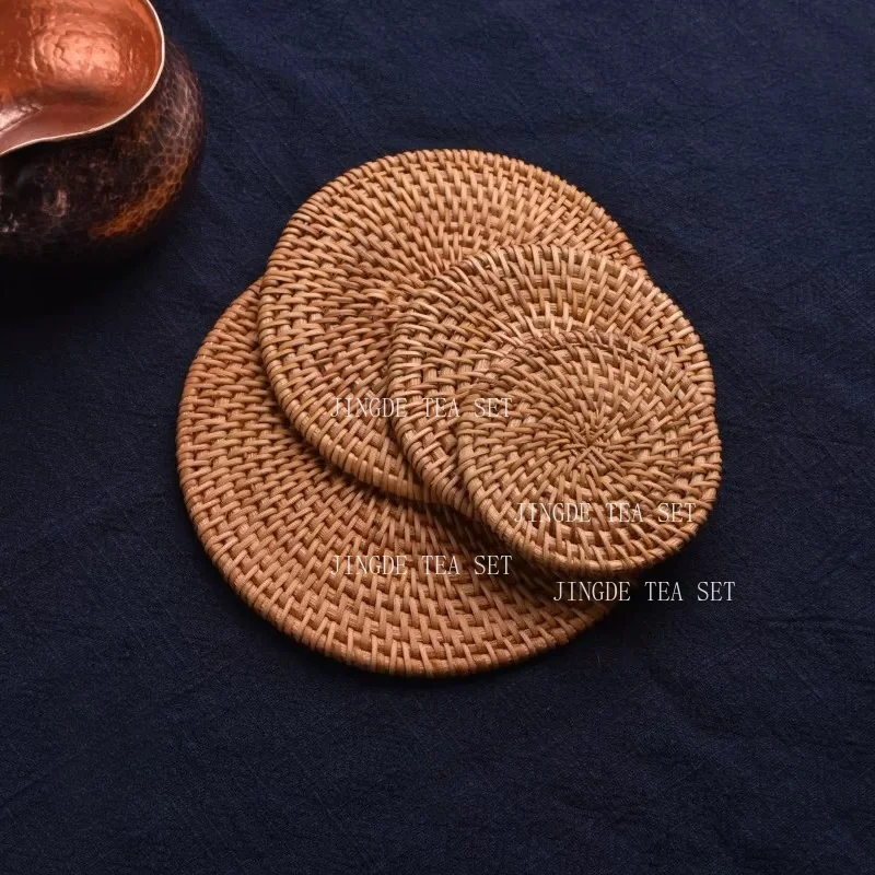 1 set tatakan gelas anyaman ro - Woven Basket Set ulasan dan harga