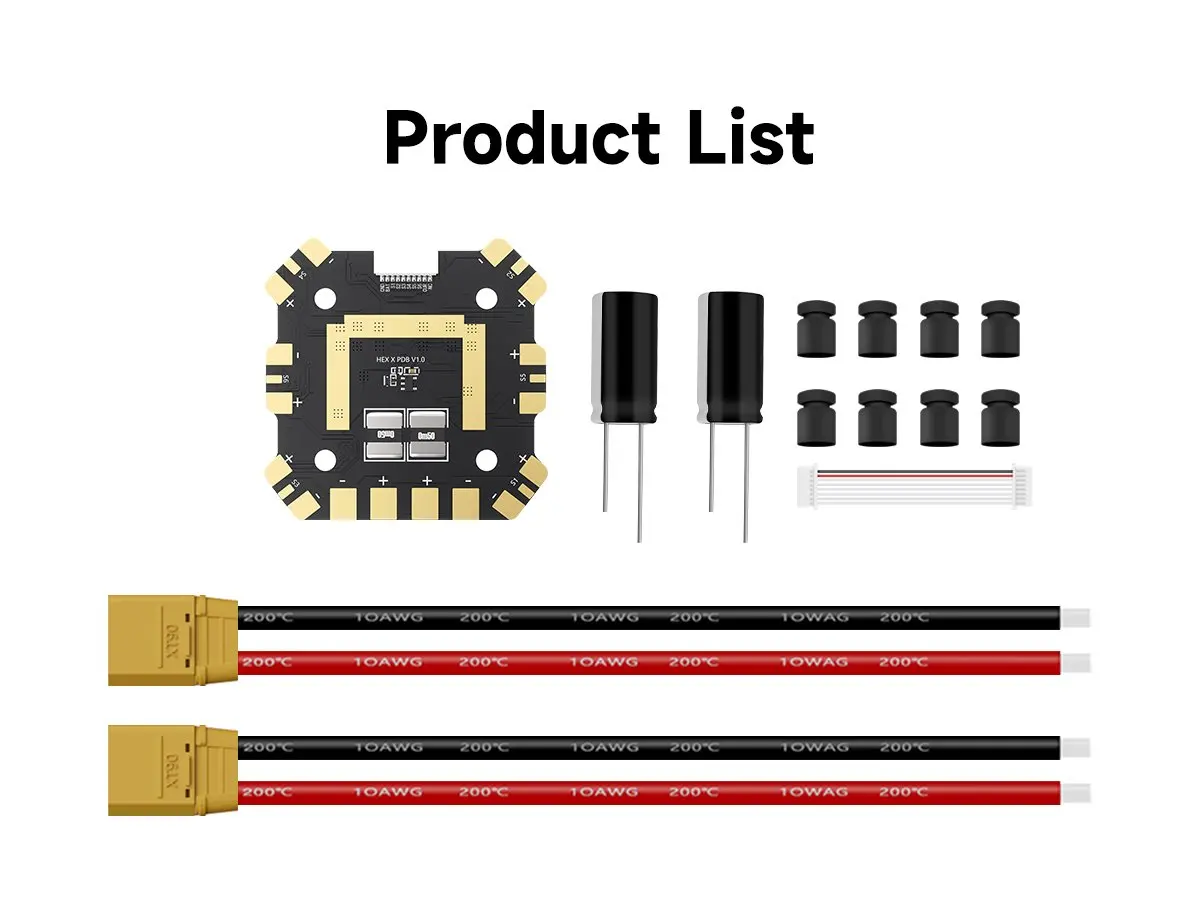 GEPRC Hex PDB - Hexacopter Power Distribution Board 3-6S