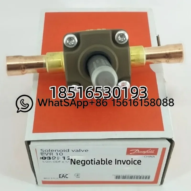 Danfoss Solenoid Valve EVR10 032L1217 032L1218 032L1214 032L8098 032L8095 032L1291 Refrigeration Parts Coil