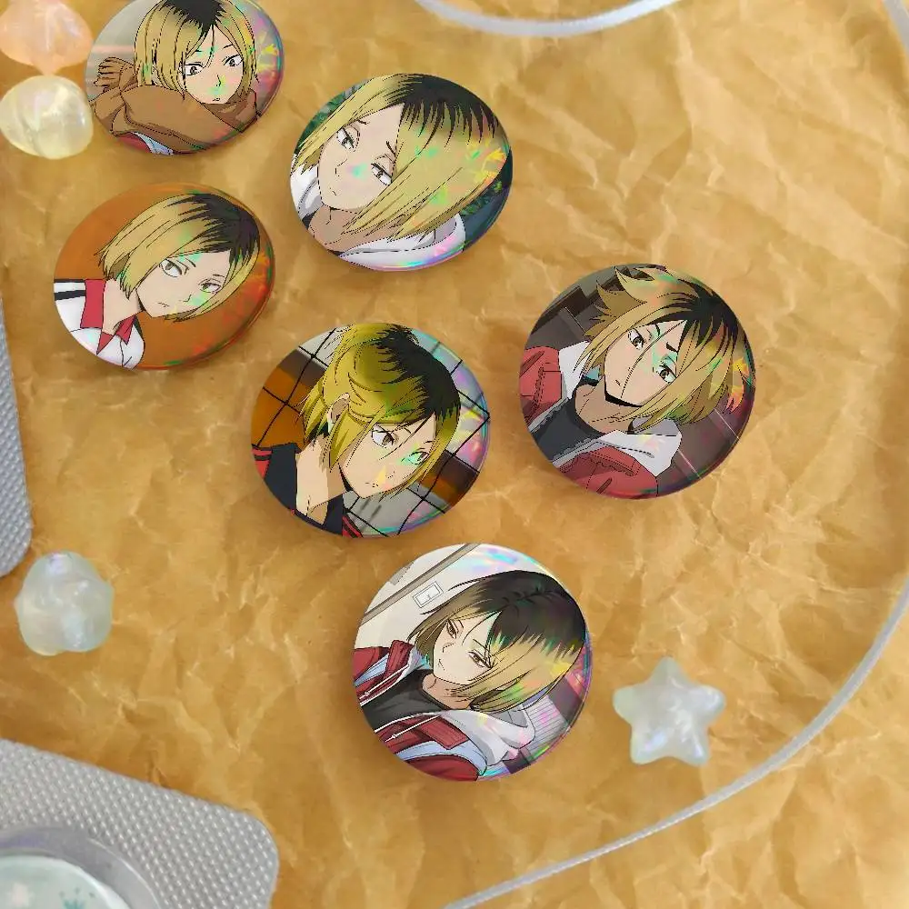 Anime Kenma Kozume For Badge Custom Cartoon Lapel Pin Metal Brooch Badges For Backpack Clothing Decoration