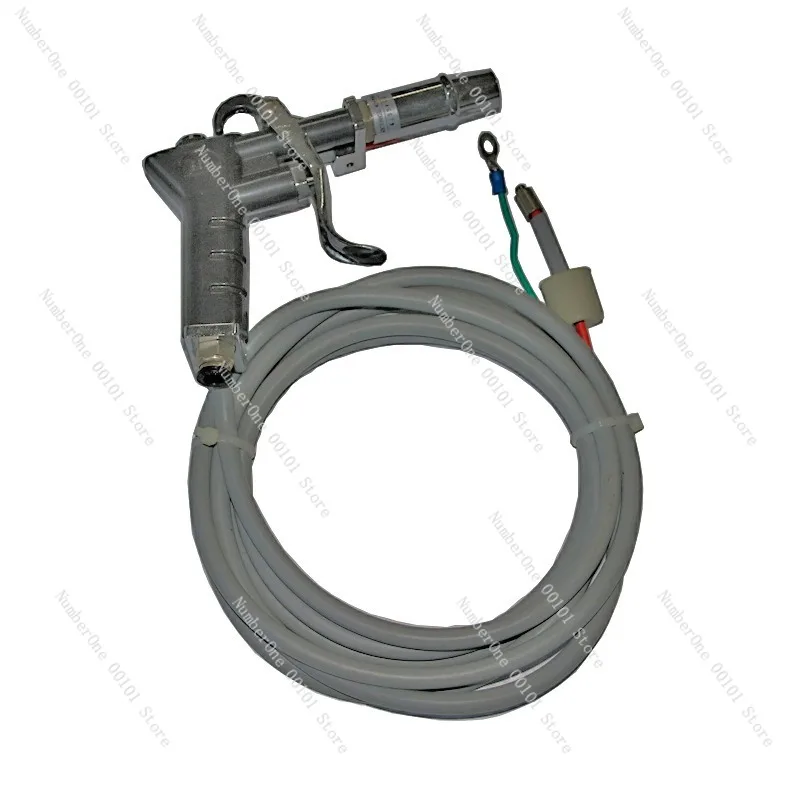 Large Air Volume Ion Air Gun Adjustable Anti-Static Ionizer Gun Dust Removal Electrostatic Eliminator High Frequency Ion Air