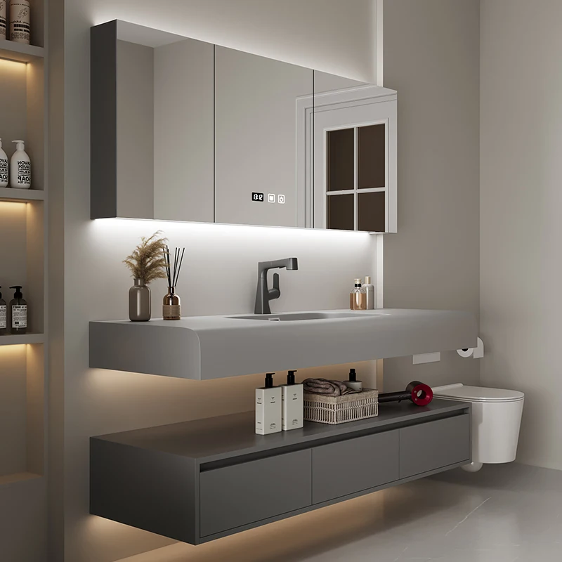 طاولة الحمام بجانب السرير مع خزائن خزانة الحمام بالوعة، خزائن تنظيم تخزين الحمام، منظم الدش المفتوح