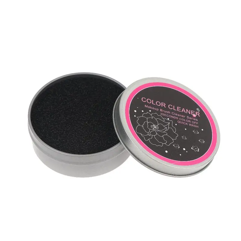 1/2Pcs Cosmetic Brush Drying Wash Eyeshadow Color Removal Portable Cleaning Case Makeup Brush Cleaner Sponges