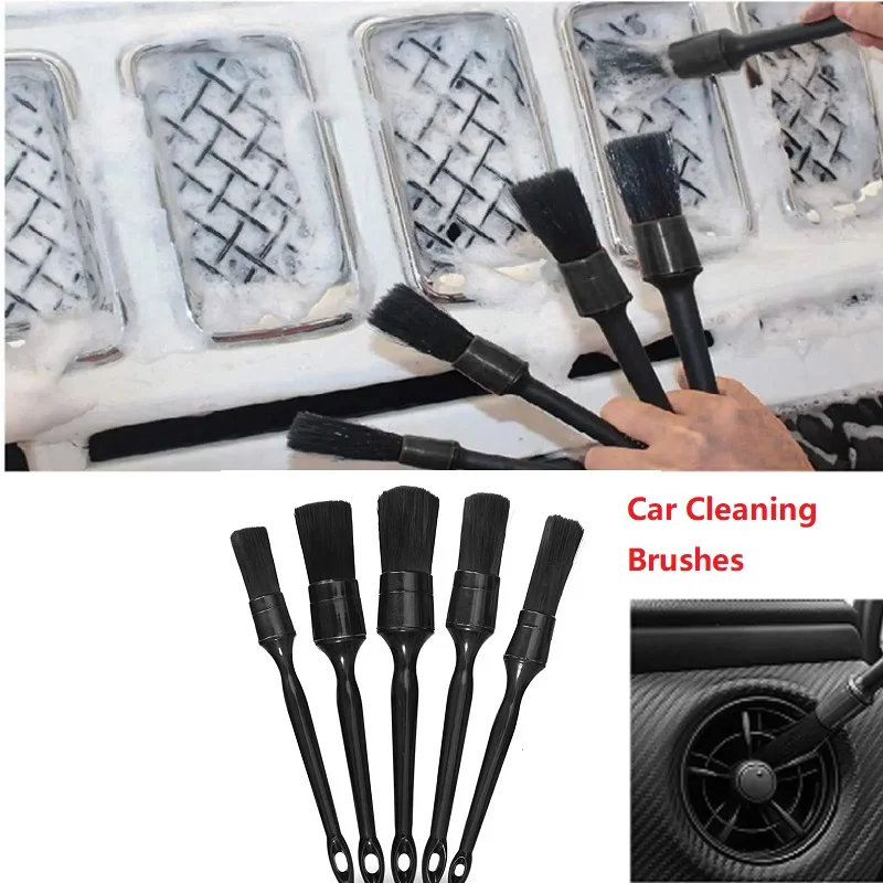 

For Car Wheel Air Outlet Vents Car Wash Detail Brush Car Cleaning Kit Tools Detailing Brush Set Car Cleaning Brushes