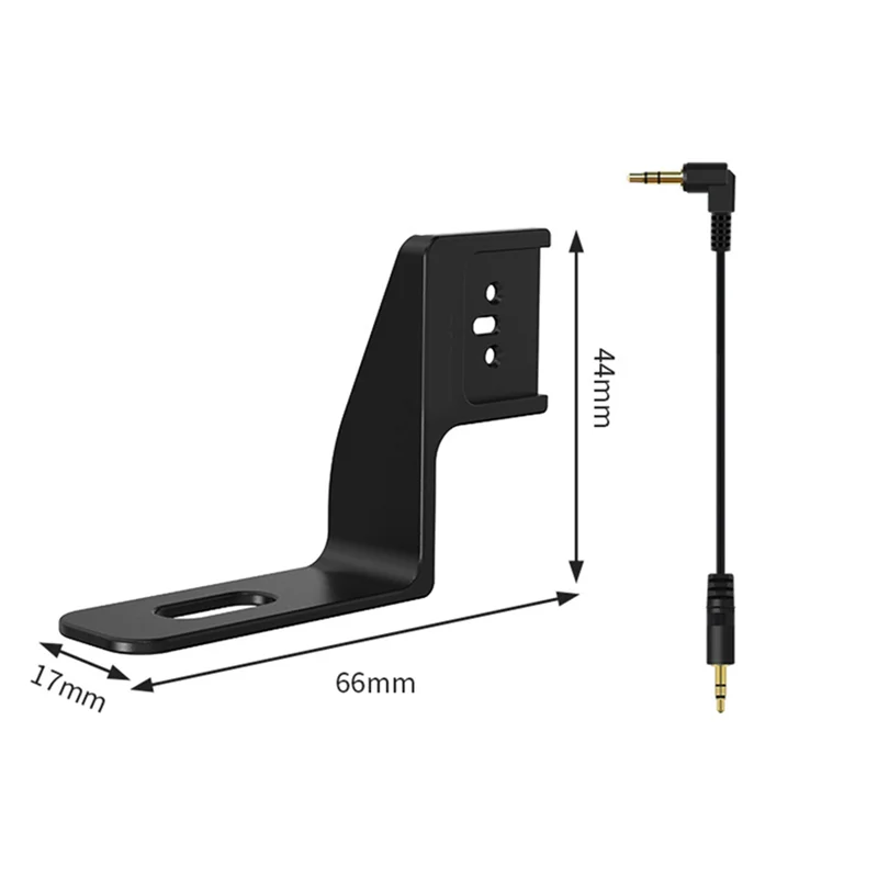 B04C-Onzichtbare Microfoon Koude Schoen Voor Insta360 X4/Djl Mic Mini Mic Adapter Camera Accessoires