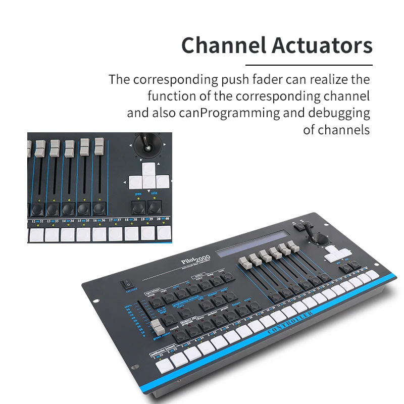 512 Channels Controller  Pilot 2000 DMX Console Stage Effect Lighting Equipment For LED Par Moving Head Light Beam