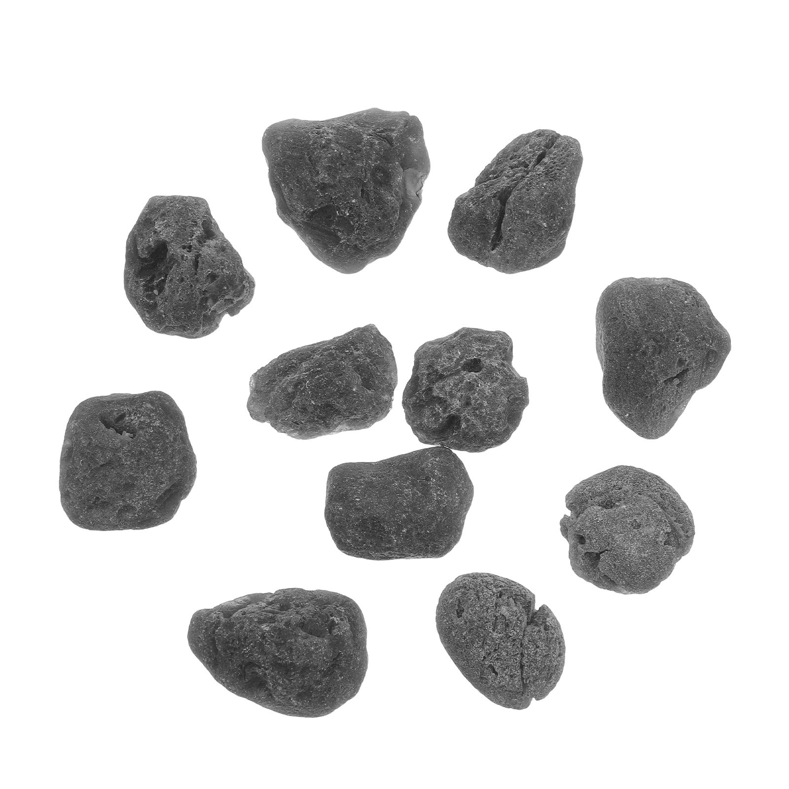 

Crystal Black Meteorite 200g Volcanic Rock Specimen Aquarium Gravel Fish Tank Stones Garden Decoration Landscaping Pebbles