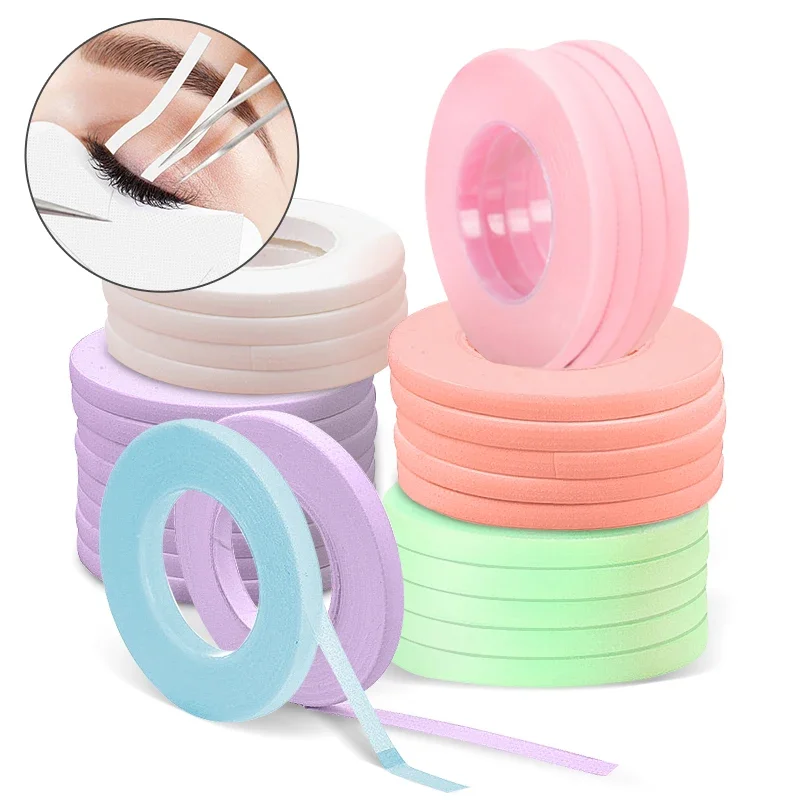 

5/10pcs Micropore Tape for Eyelashes Lashes Extension Supplies Accessories Eyelash Tapes for Under Eyes Eyelash Extensions Tape