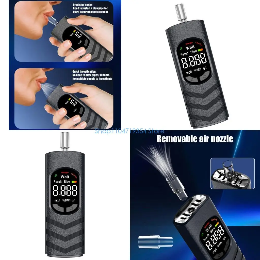 0XLD Quick Detection Breathalyzer High Accuracy Tester