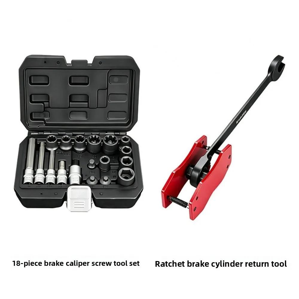 Ratchet Brake Caliper Piston Press Tool Disc Pad Separator for Auto Repair