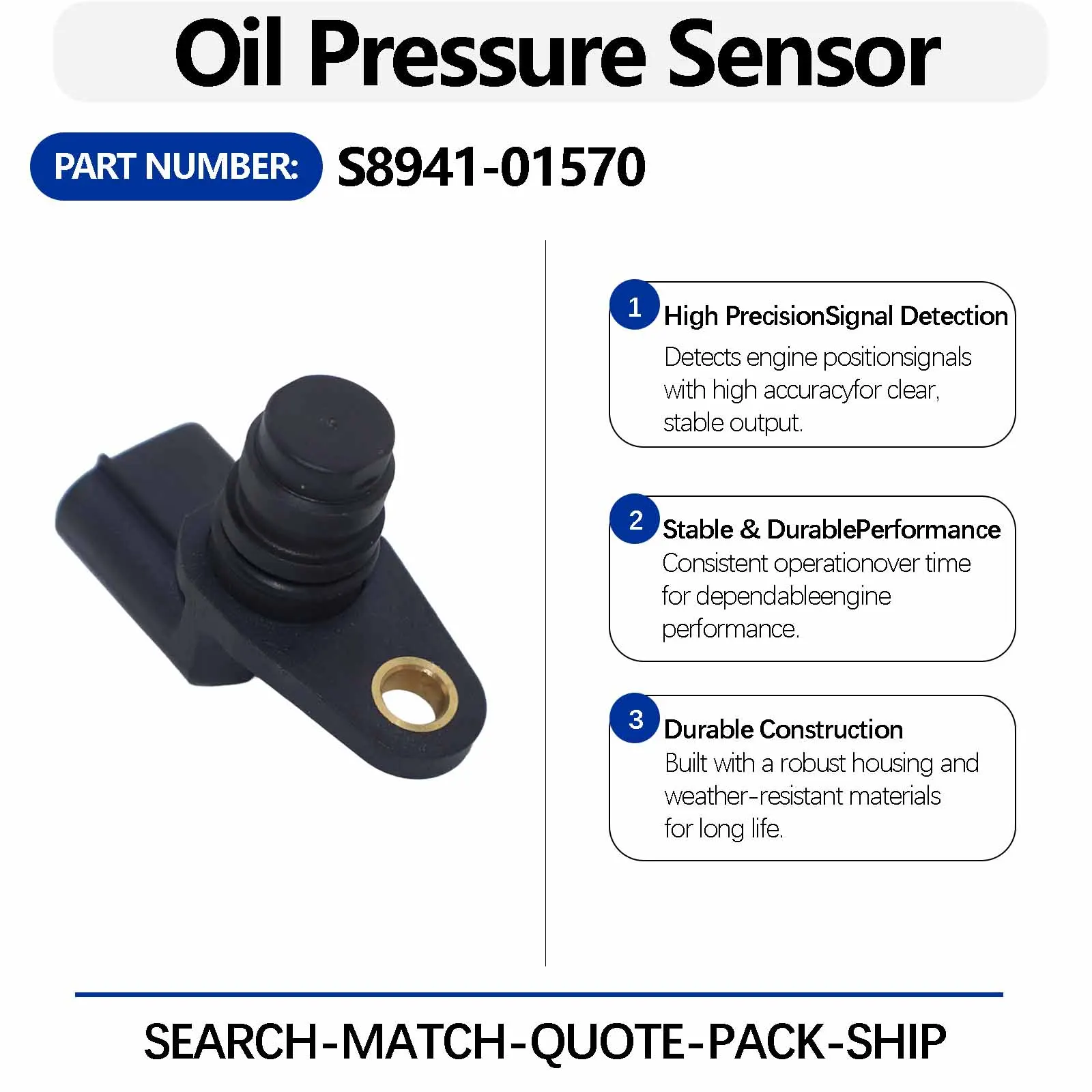 Crankshaft Position Sensor 949979-131 89410-1570A For Hino J08E Engine