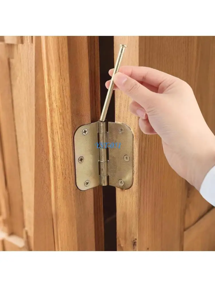 

E15A 8pcs High Performances Hinges Pin Stainless Steel Corrosions Proof Easyly Replacement Suitable for Garage Indoor Door