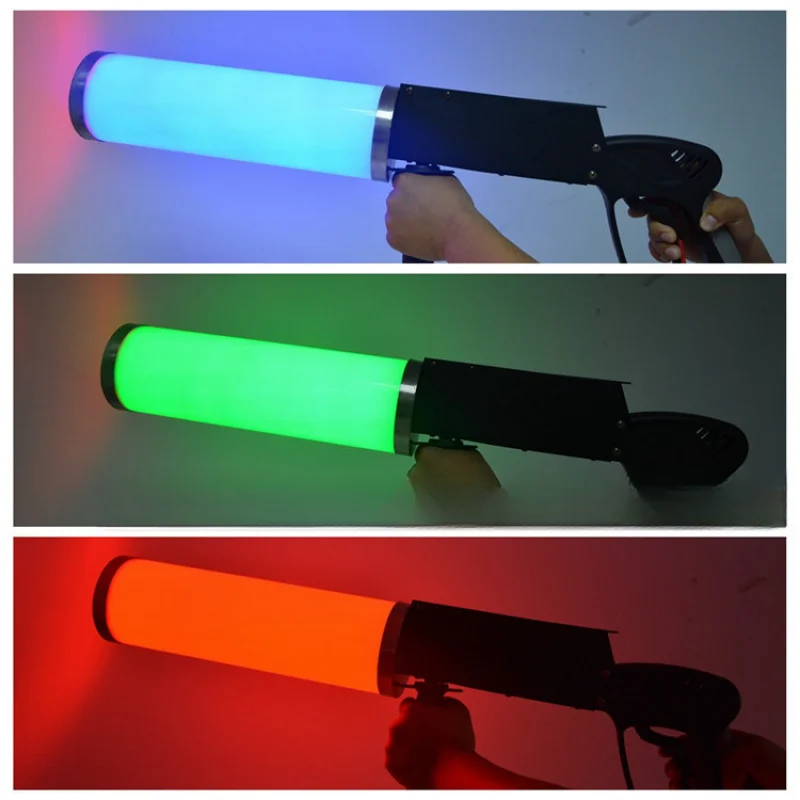 

Ручной пистолет-колонка CO2 для сухого льда, прямая продажа с фабрики для баров, пистолет для атмосферы DJ, модный реквизит для атмосферы вечеринки