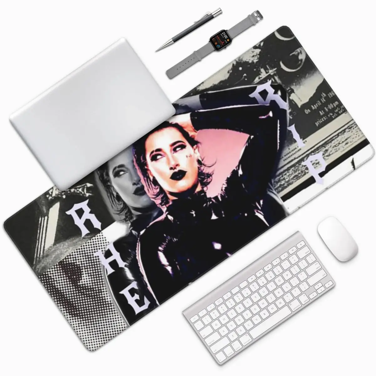 

WWE Rhea Ripley большой коврик для мыши компьютерная клавиатура коврик для мыши геймер ПК коврик для ноутбука офисные аксессуары настольные коврики