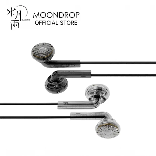 Imagen 1 del producto MOONDROP NICE BUDS Auriculares de cabeza plana con controlador dinámico grande de 15,4 mm