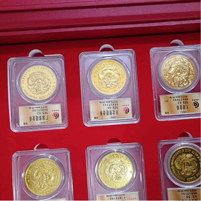 

Antique Antique Gold Coin PCGS Box Coin Silver Yuan Antique Great Qing Kowloon Silver Yuan Scan Code PCGS Gift Box