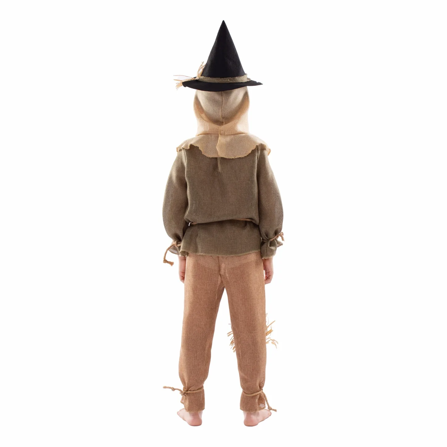 Disfraz de Halloween para niños, traje de espantapájaros, divertido con sombrero, conjunto de pantalones de fiesta, ropa de actuación en escenario