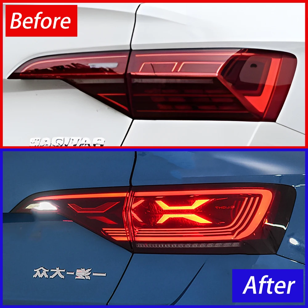 High Quality LED Car Taillights Assembly For VW Jetta Sagitar Mk6 2019-2024 Modified Auto Back Lamps High Configure Accessories